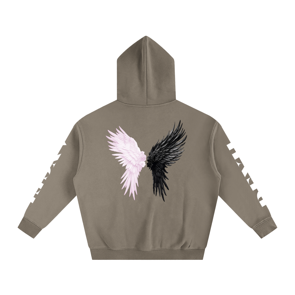 Devil/Angel Oversize Fleeced Hoodie