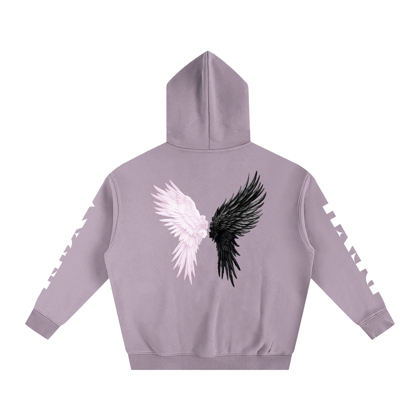 Devil/Angel Oversize Fleeced Hoodie