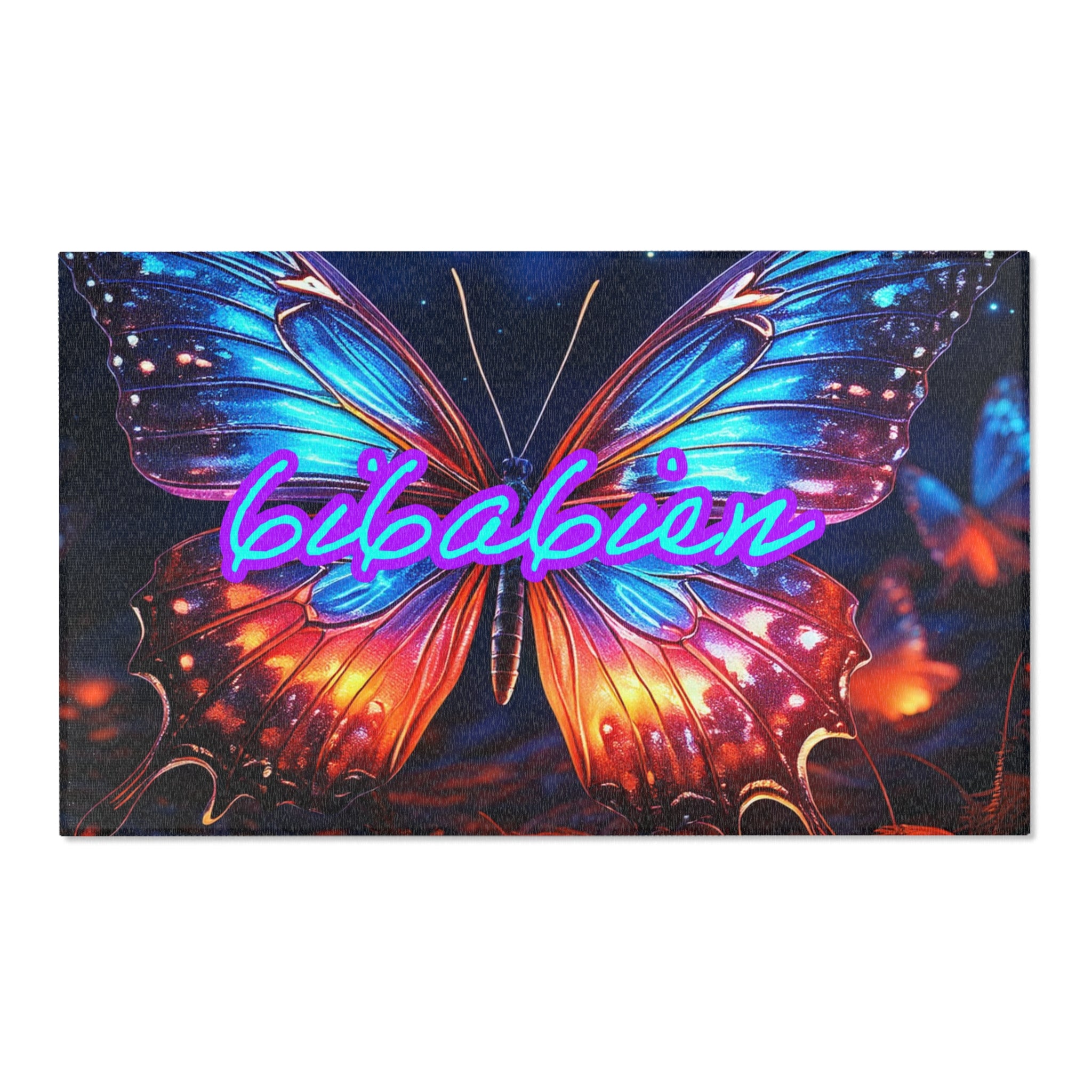 6i6a6ien OFFICIAL Butterfly Area Rug