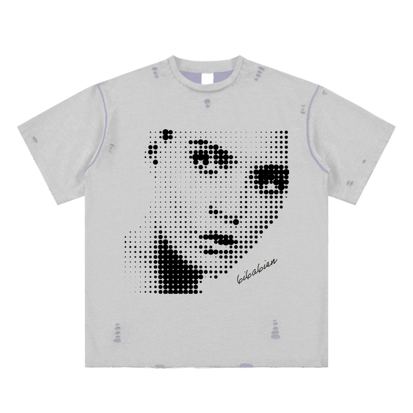 6i6a6ien Hand-frayed Reversible T-shirt