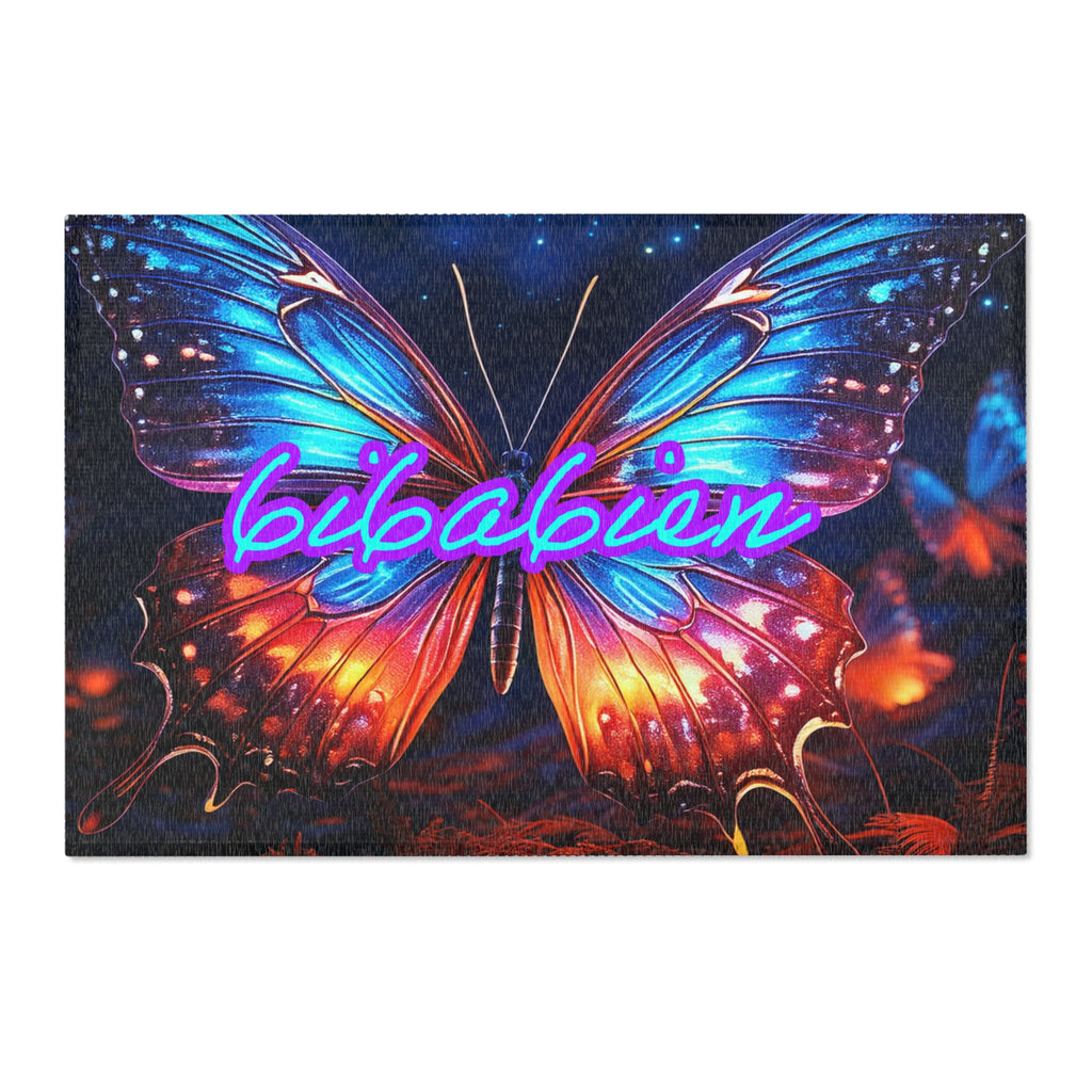 6i6a6ien OFFICIAL Butterfly Area Rug