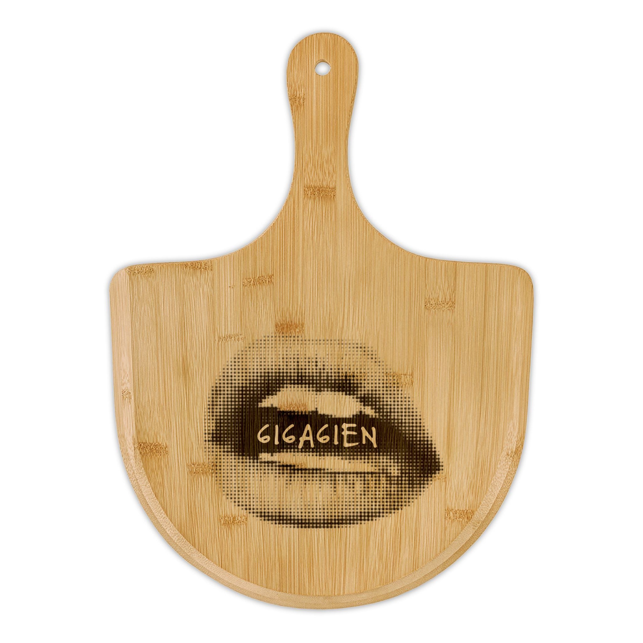 Lil Alien's Engraved Bamboo Pizza Board