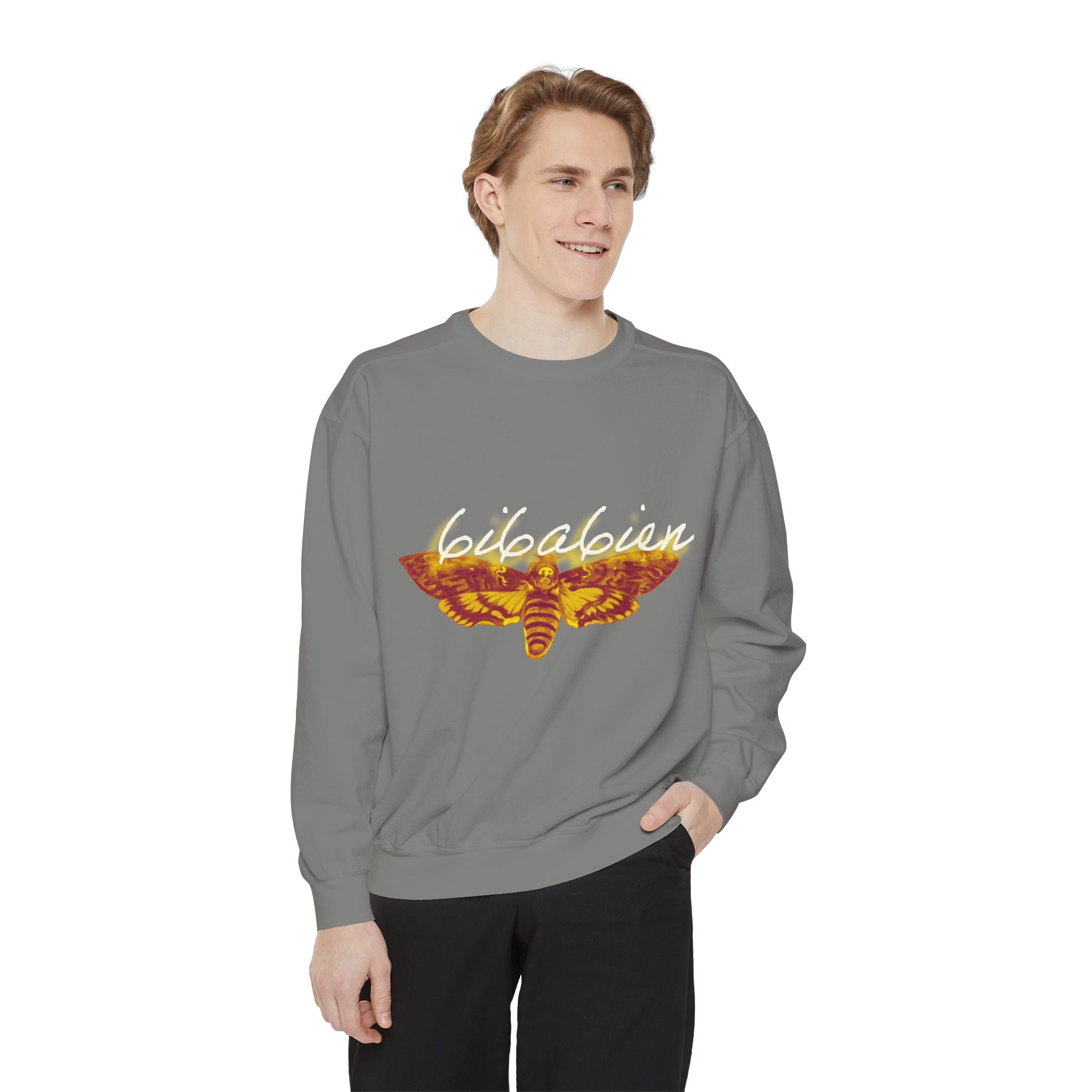 6i6a6ien Moth Graphic Sweatshirt