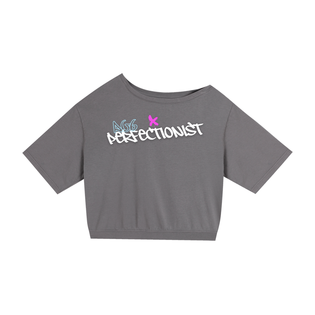 Perfectionist Asymmetric Shoulder oversized T-Shirt