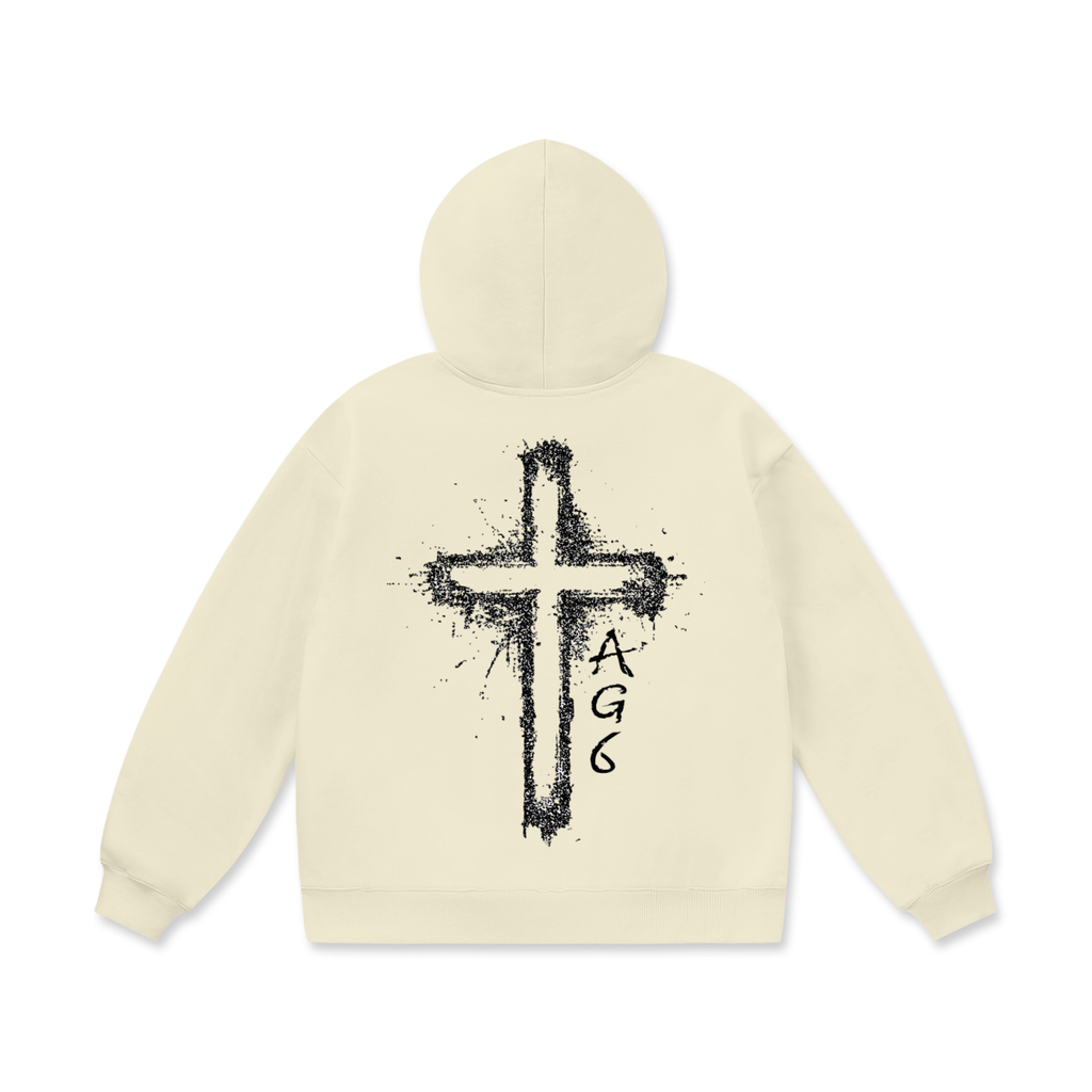 Cross Oversize Heavyweight Fleece Hoodie