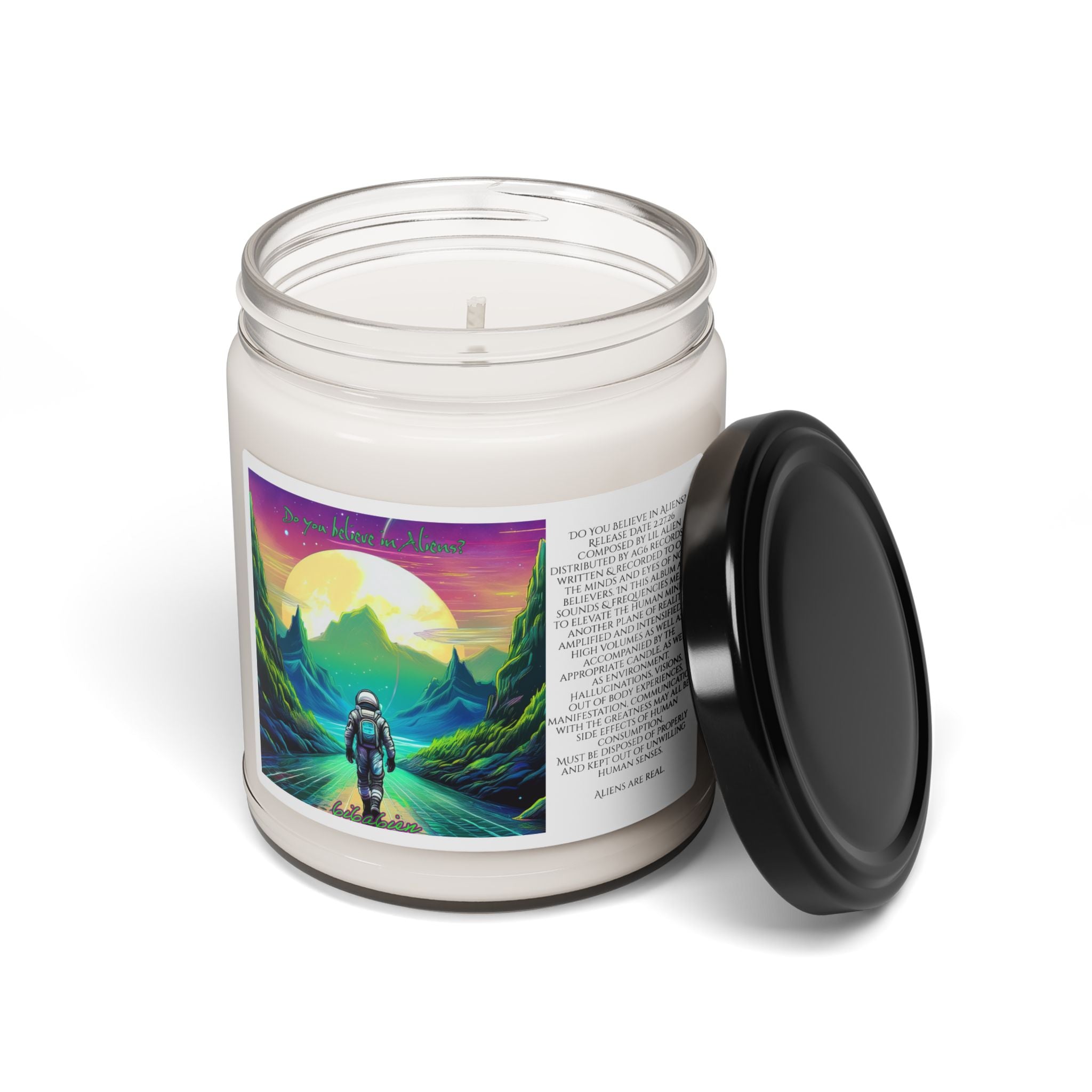 Do You Believe in Aliens? Exclusive Full Immersion Album Candle | Scented Soy Candle, 9oz