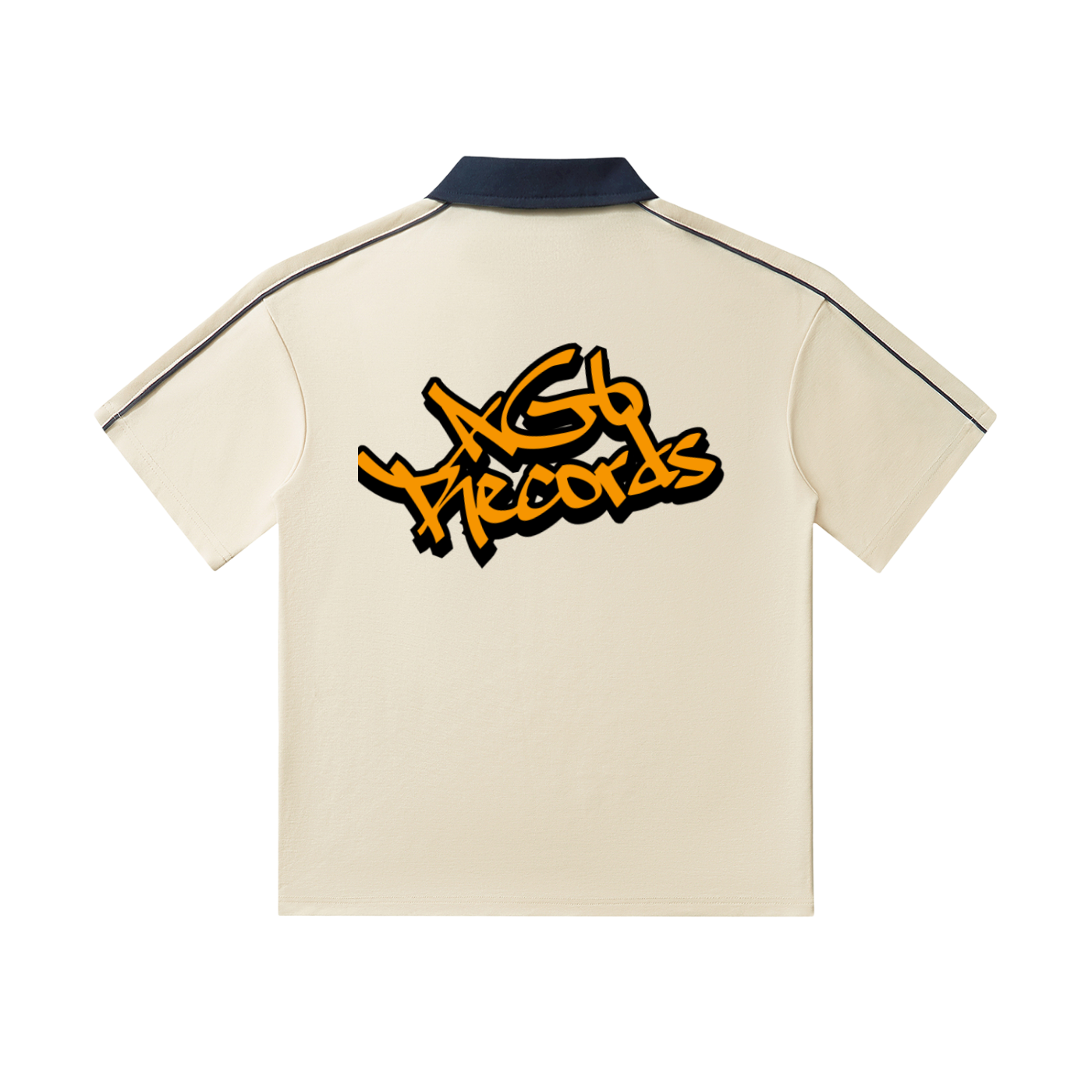 6i6a6ien Contrast Short-Sleeve Polo Shirt