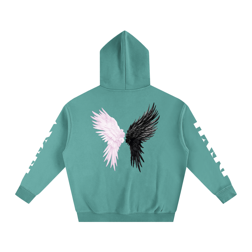 Devil/Angel Oversize Fleeced Hoodie