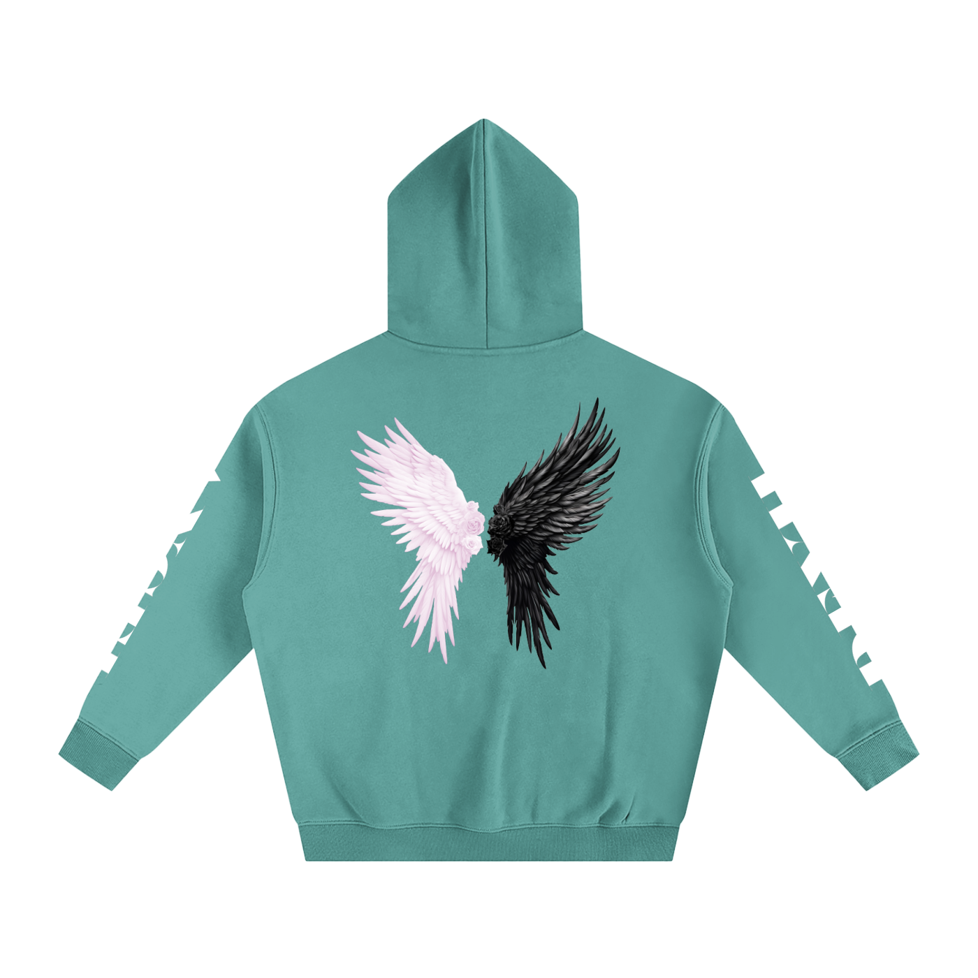 Devil/Angel Oversize Fleeced Hoodie