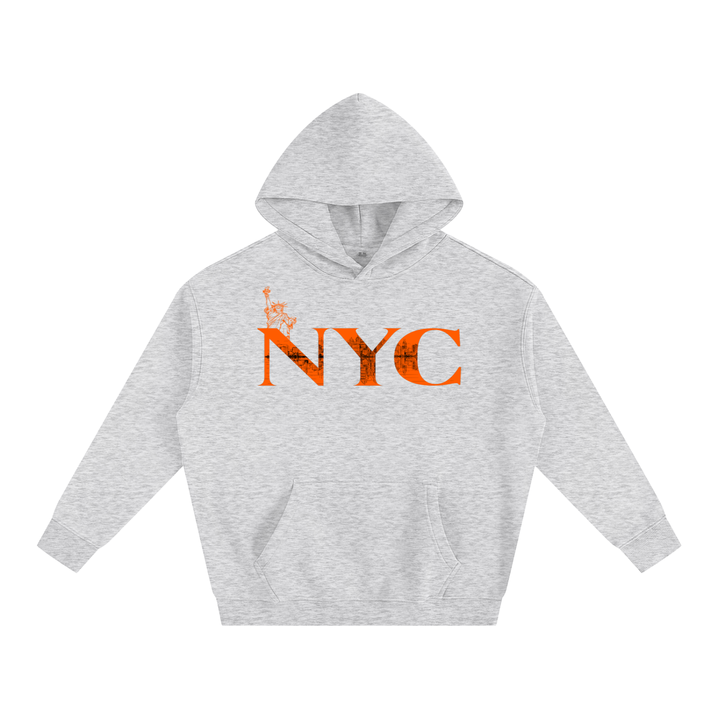 NYC Oversize Fleeced Hoodie