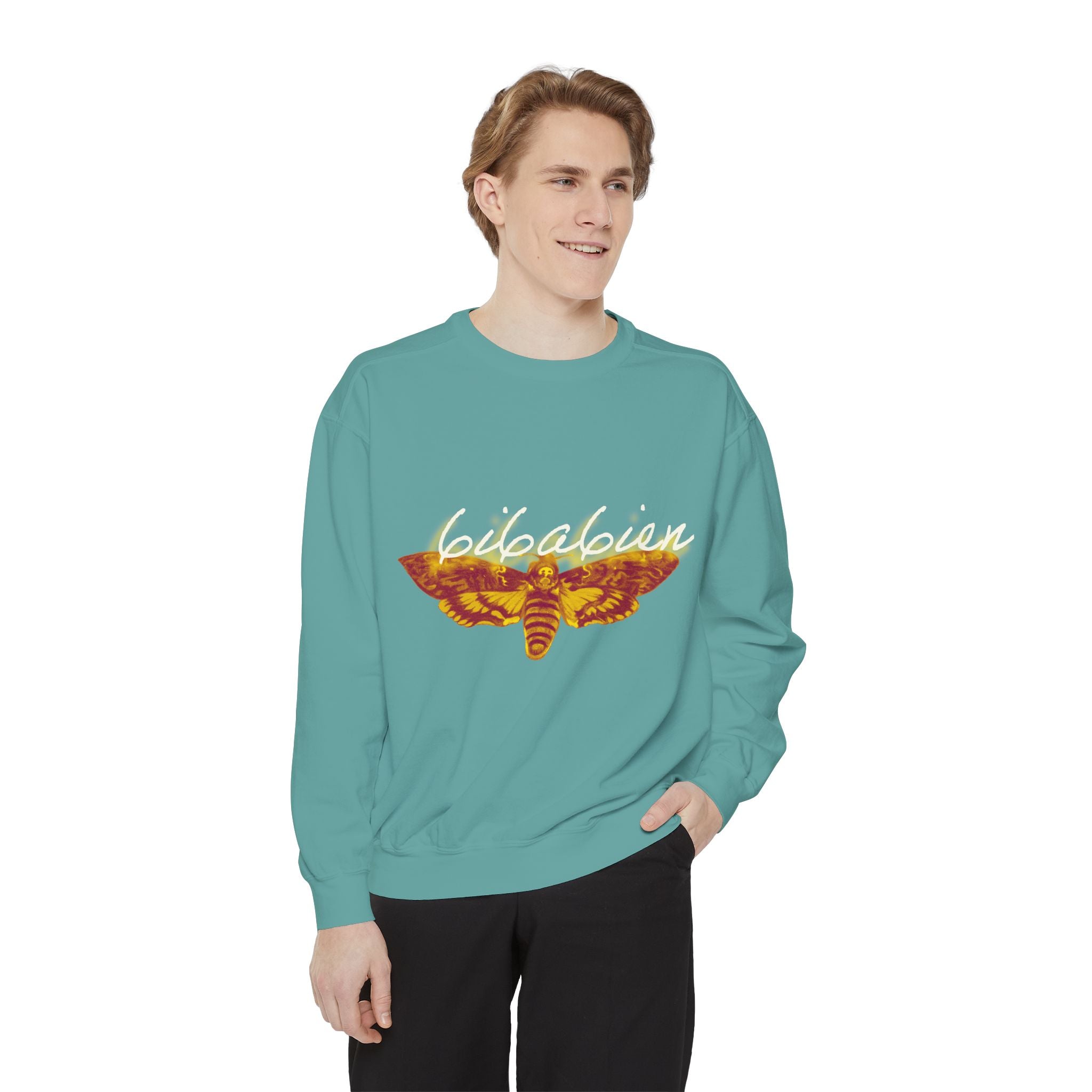 6i6a6ien Moth Graphic Sweatshirt