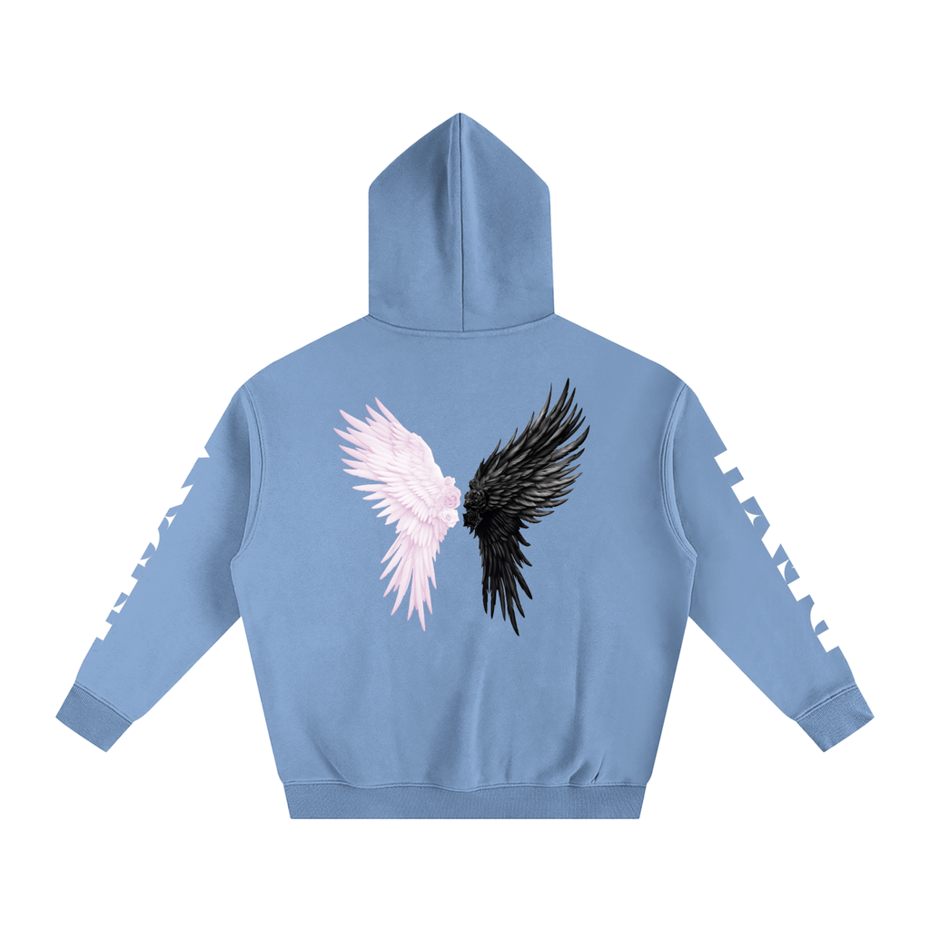 Devil/Angel Oversize Fleeced Hoodie
