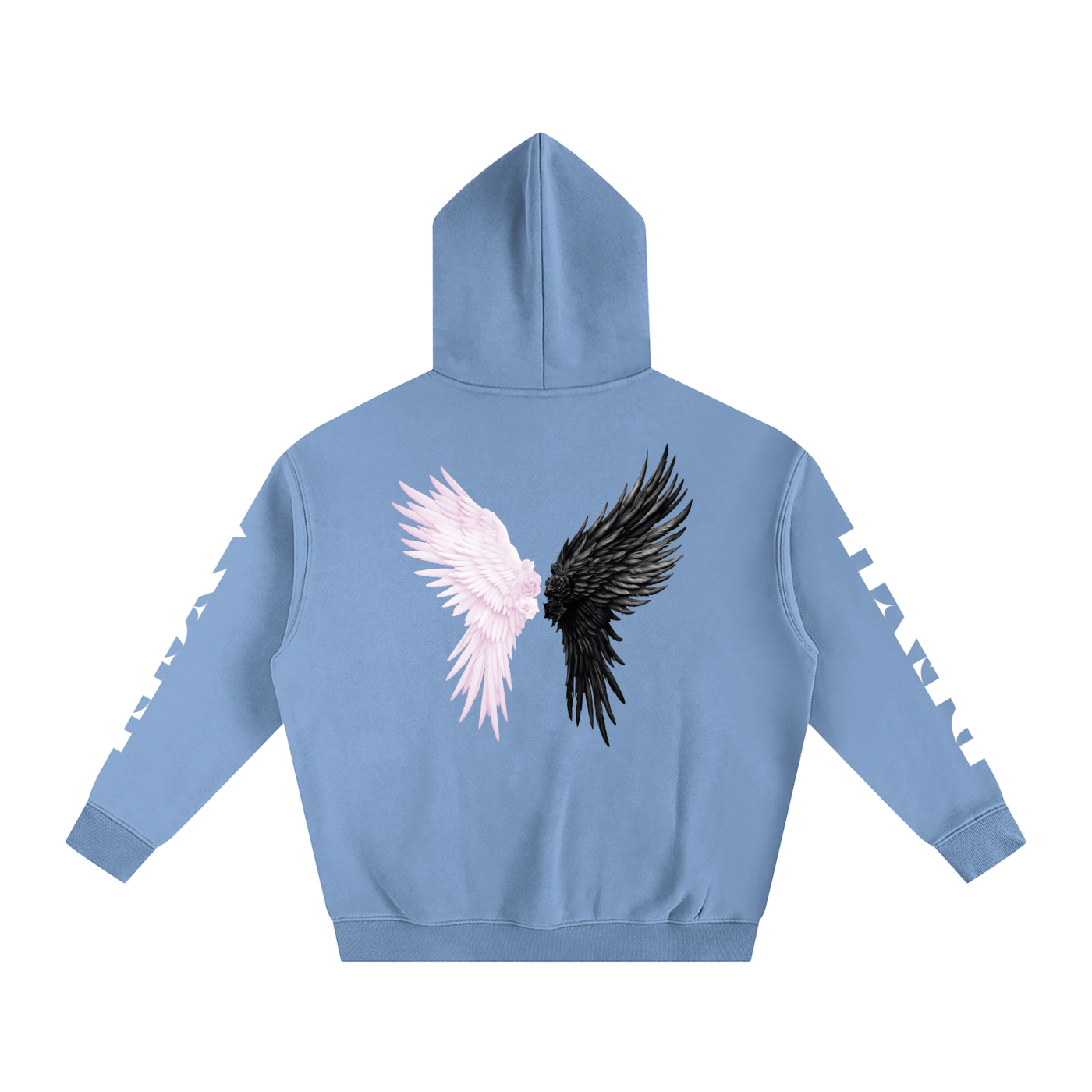 Devil/Angel Oversize Fleeced Hoodie