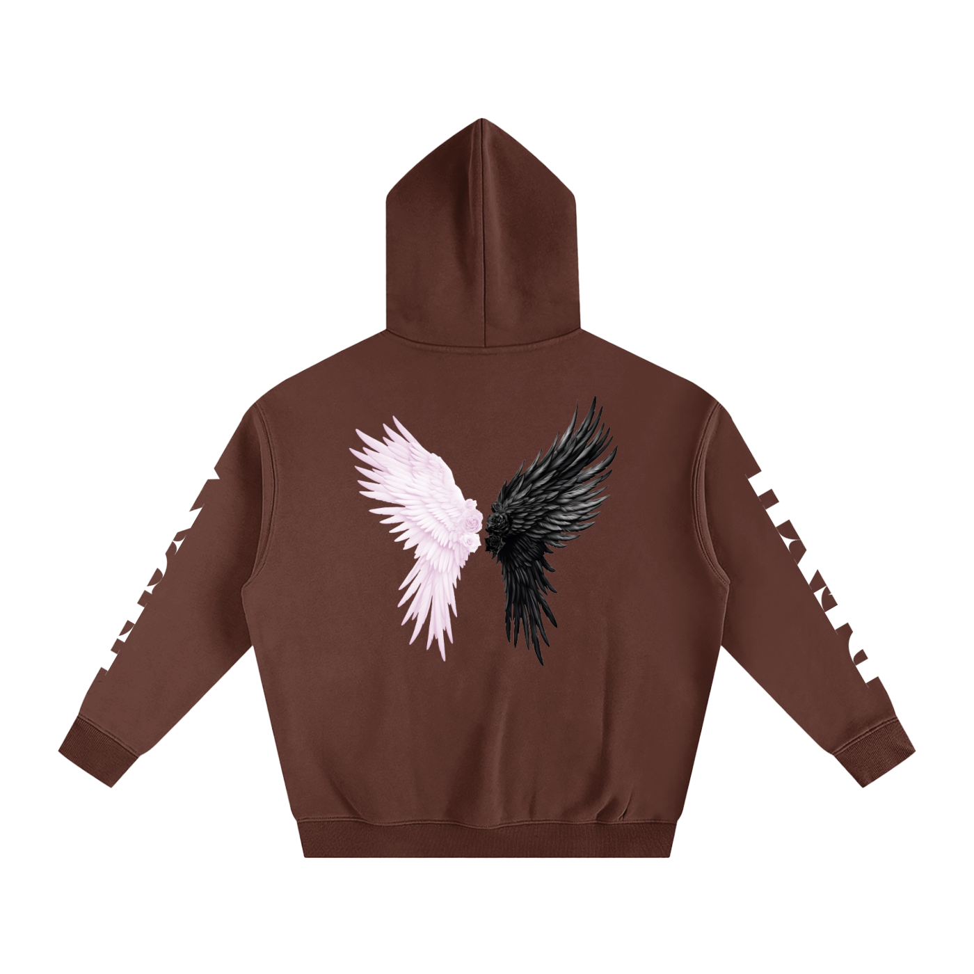 Devil/Angel Oversize Fleeced Hoodie