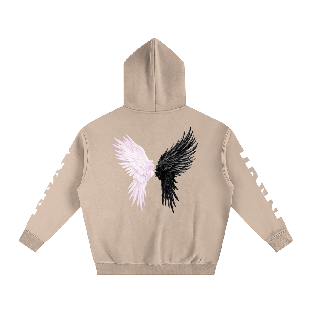 Devil/Angel Oversize Fleeced Hoodie
