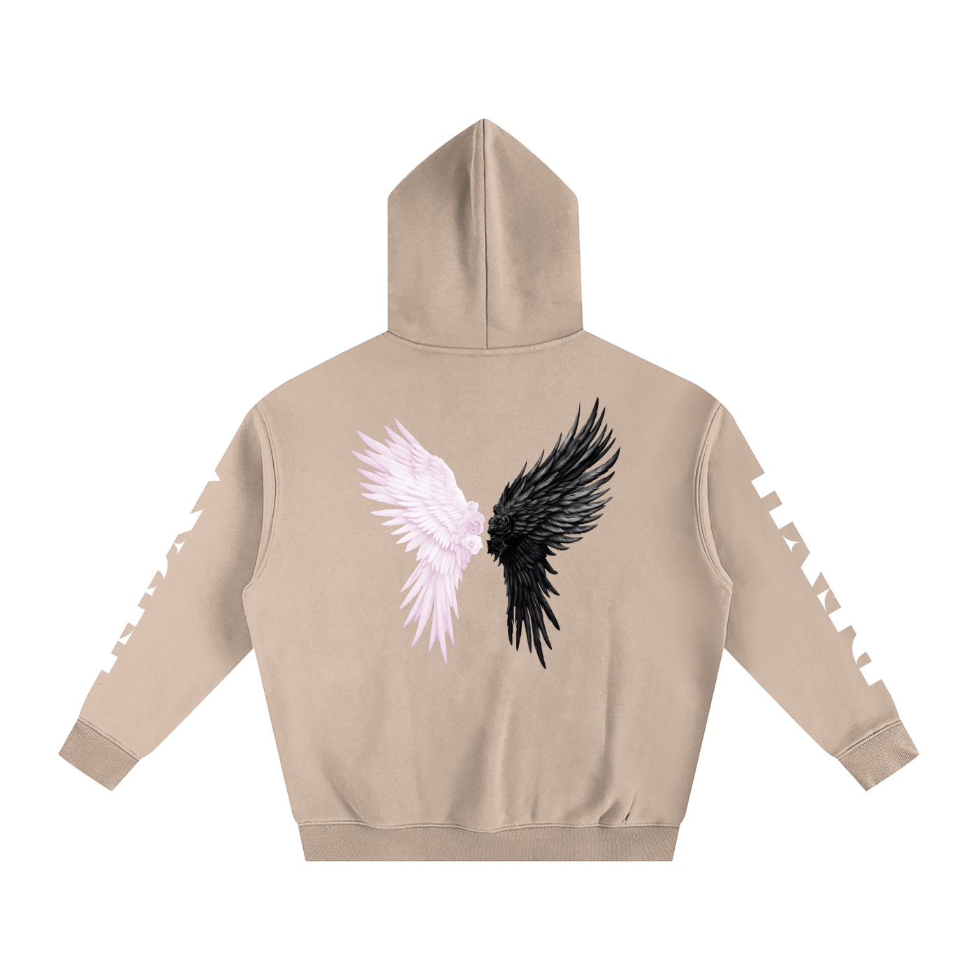 Devil/Angel Oversize Fleeced Hoodie