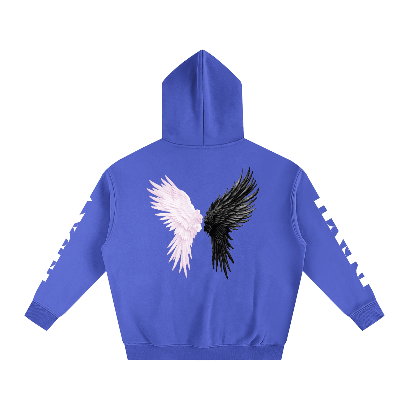 Devil/Angel Oversize Fleeced Hoodie