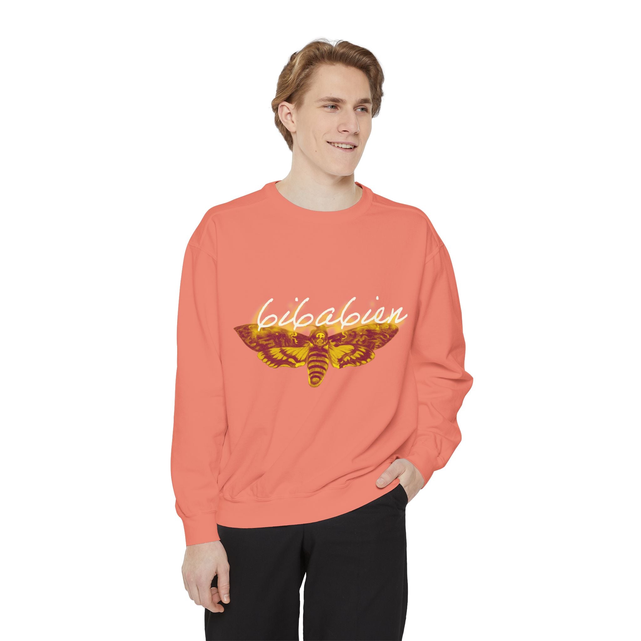 6i6a6ien Moth Graphic Sweatshirt