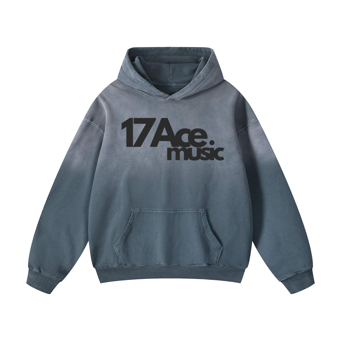 17Ace Heavyweight Sunfade Oversized Hoodie