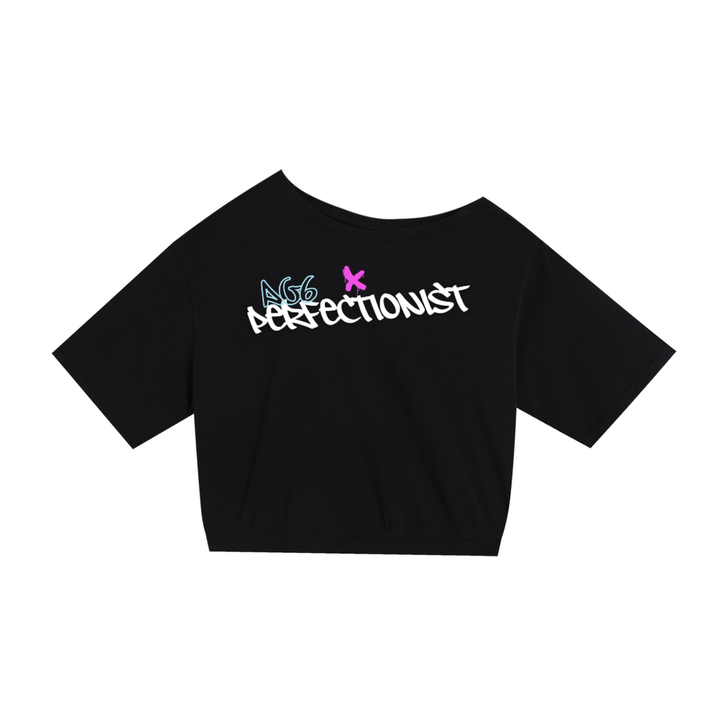 Perfectionist Asymmetric Shoulder oversized T-Shirt