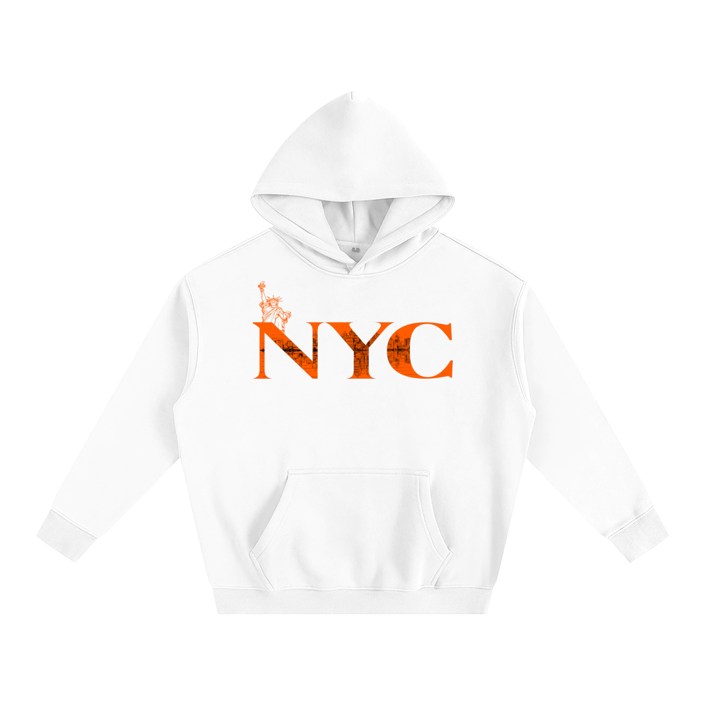 NYC Oversize Fleeced Hoodie