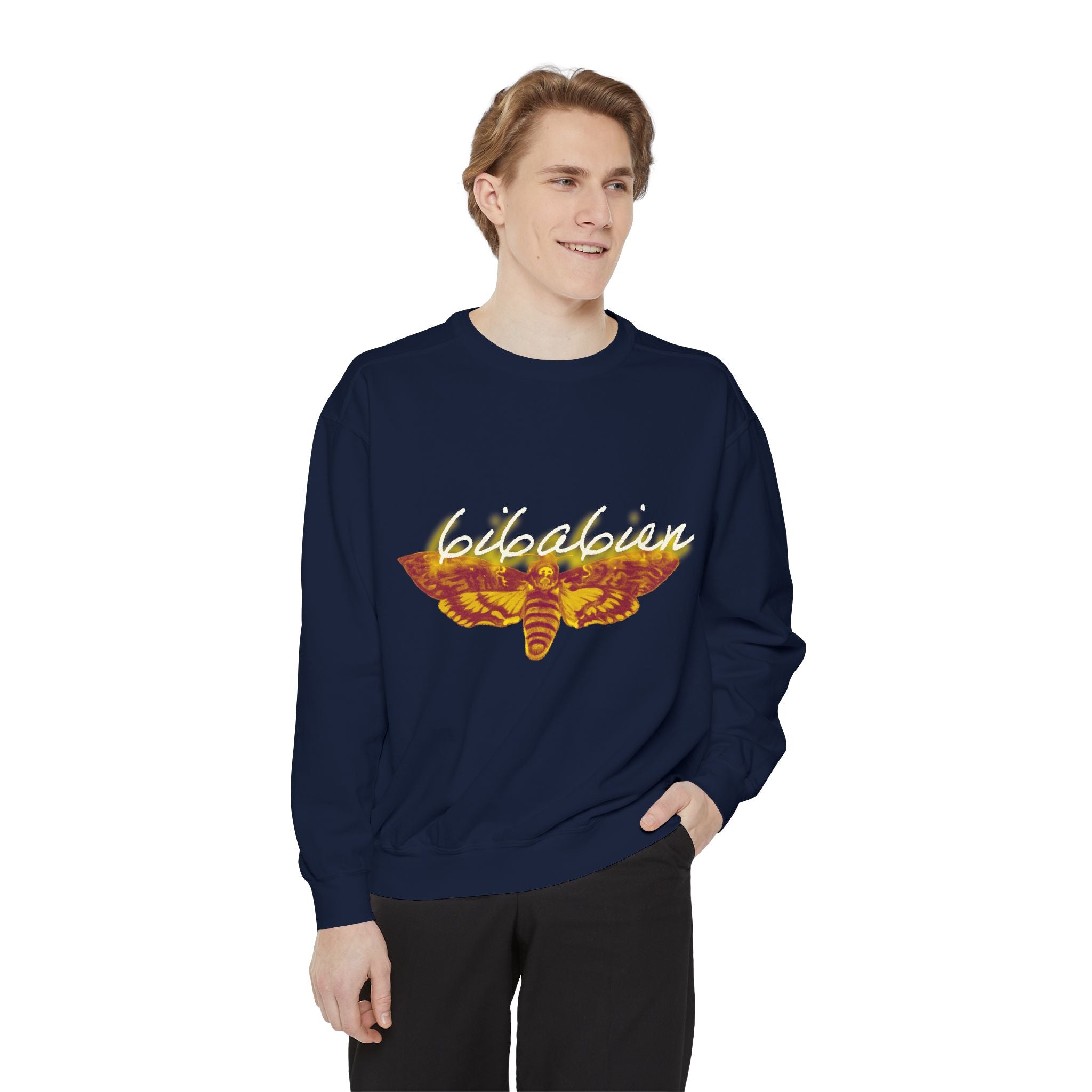 6i6a6ien Moth Graphic Sweatshirt