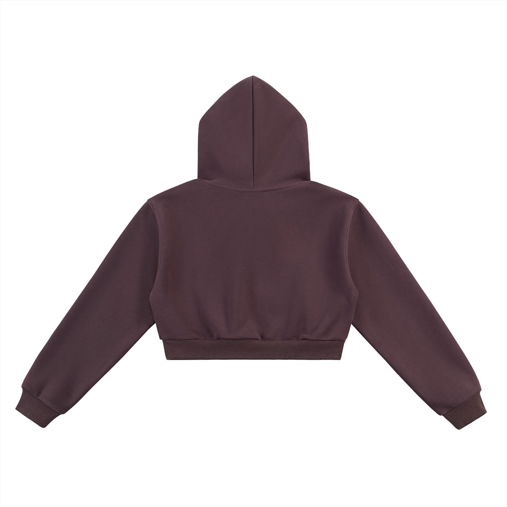 Womens AG6 Essential Cropped Hoodie