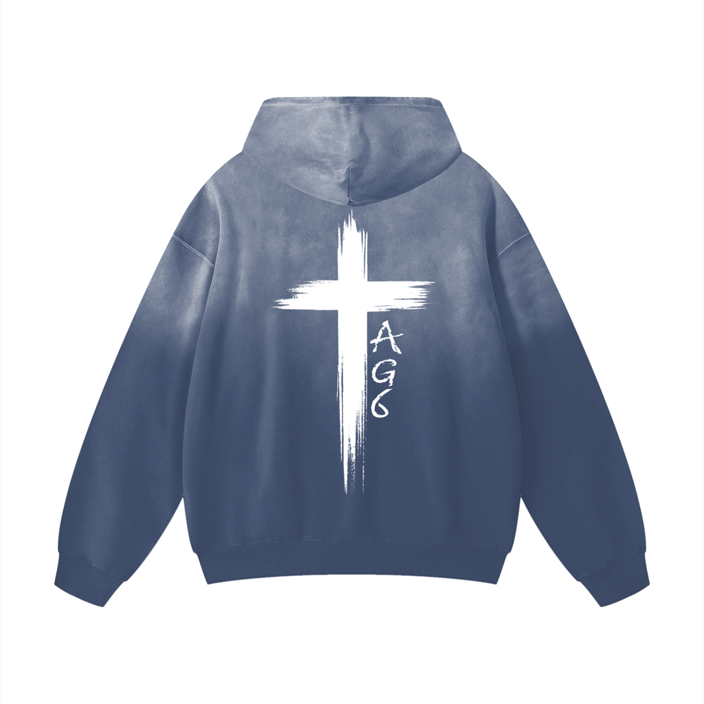 Cross Heavyweight Sunfade Oversized Hoodie