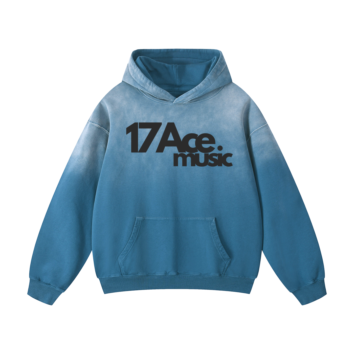 17Ace Heavyweight Sunfade Oversized Hoodie