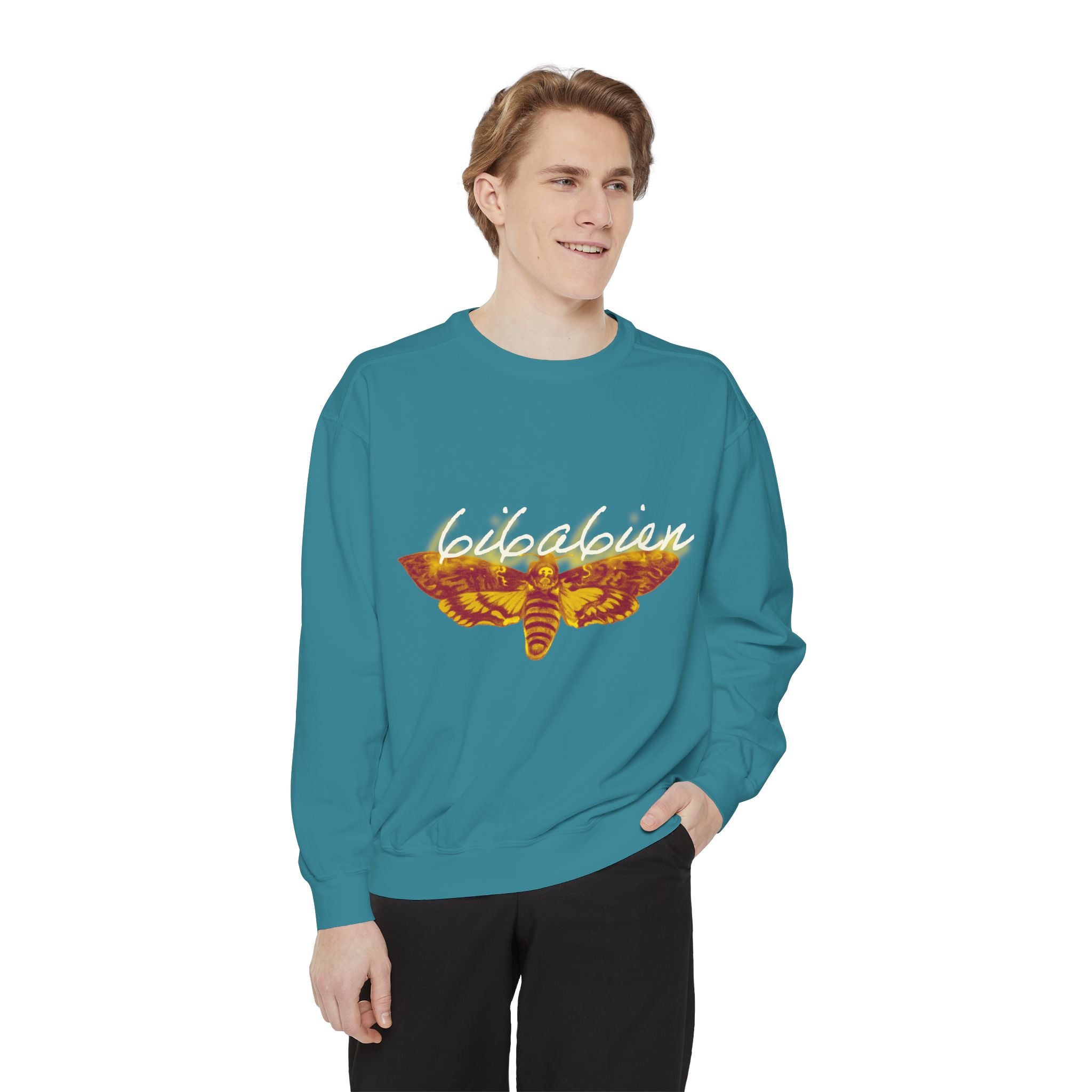 6i6a6ien Moth Graphic Sweatshirt