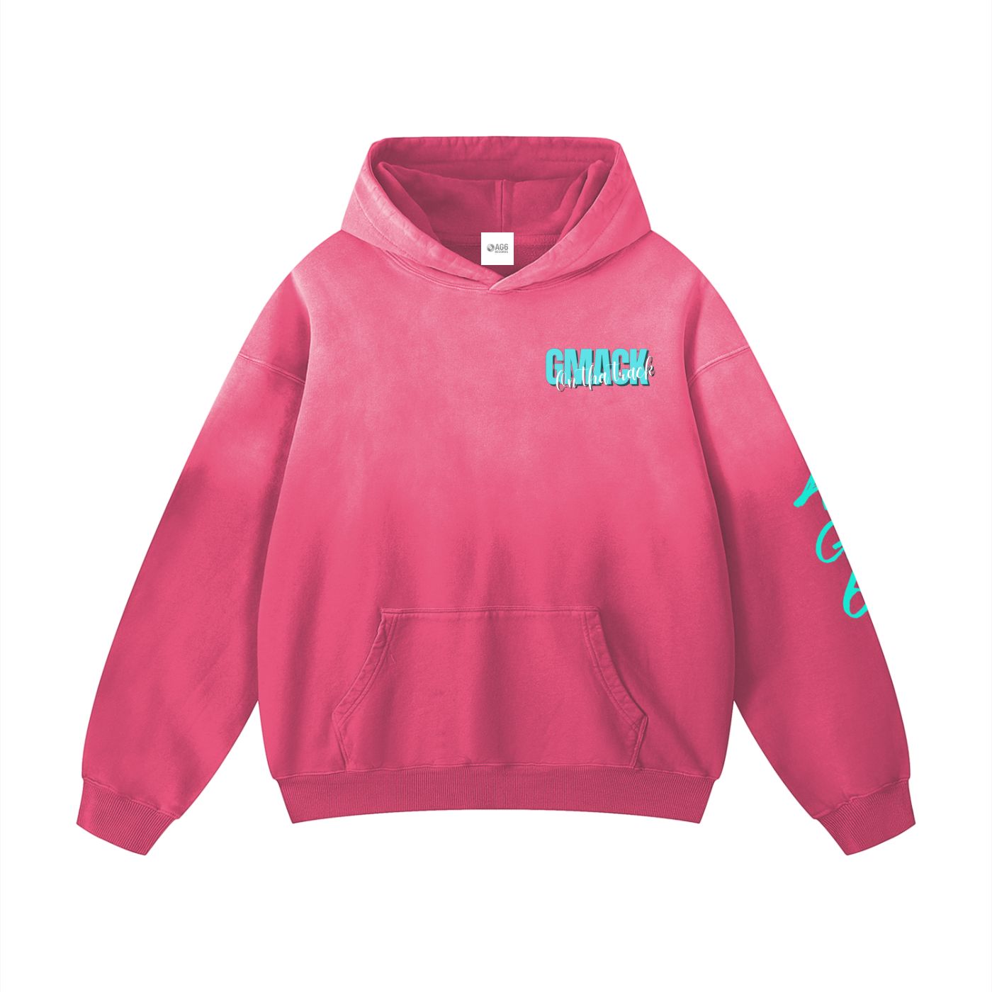 GmackOnThaTrack Heavyweight Sunfade Oversized Hoodie