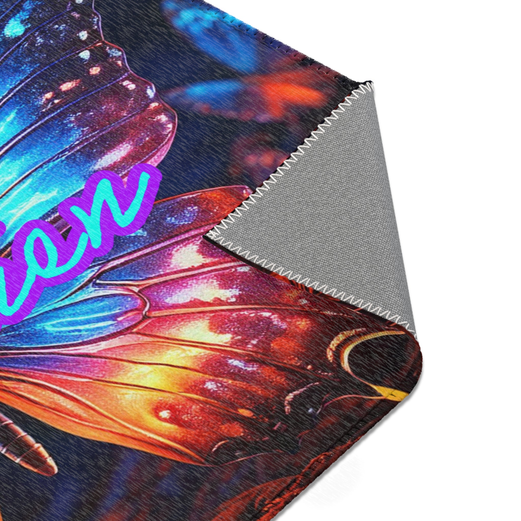 6i6a6ien OFFICIAL Butterfly Area Rug