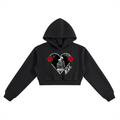 Womens AG6 Essential Cropped Hoodie