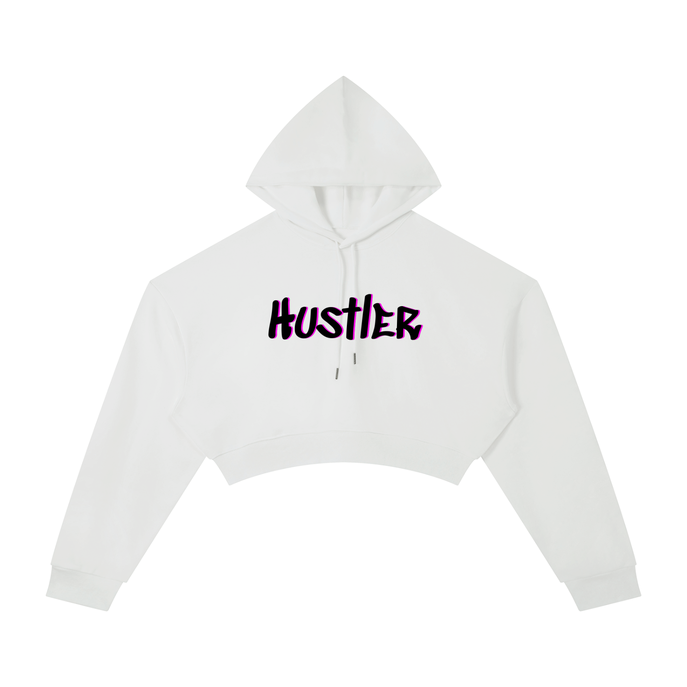 Hustler Cropped Hoodie