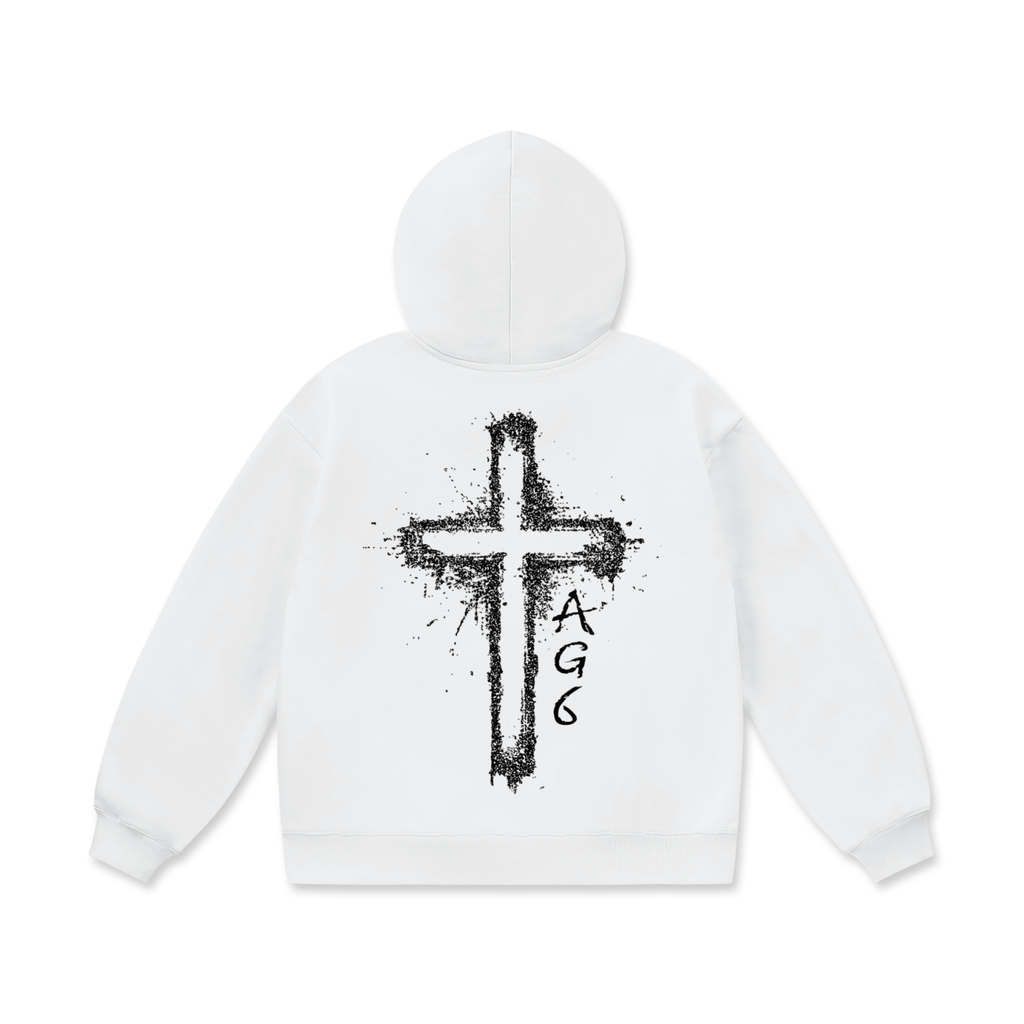 Cross Oversize Heavyweight Fleece Hoodie