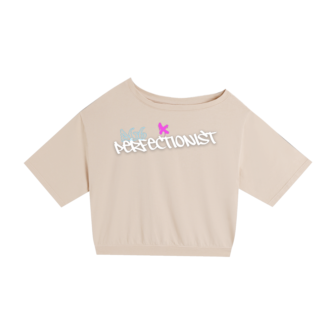 Perfectionist Asymmetric Shoulder oversized T-Shirt