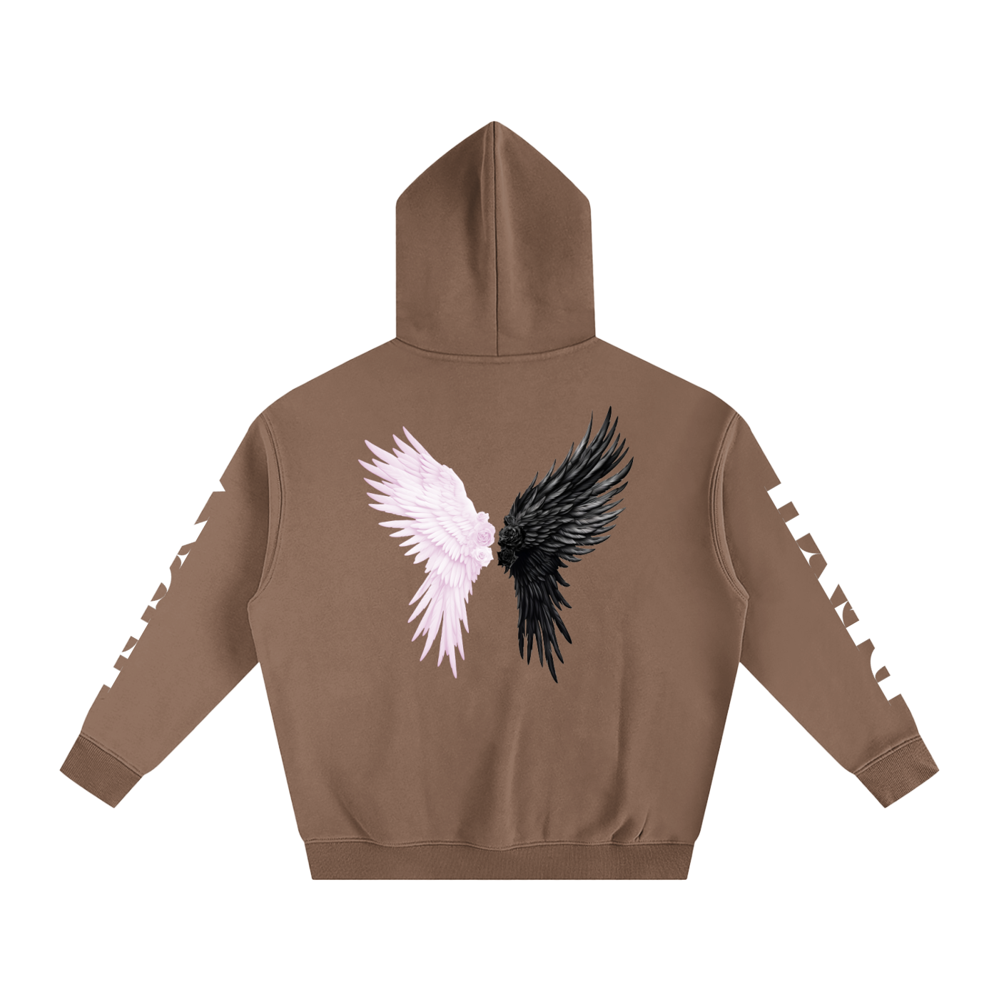 Devil/Angel Oversize Fleeced Hoodie