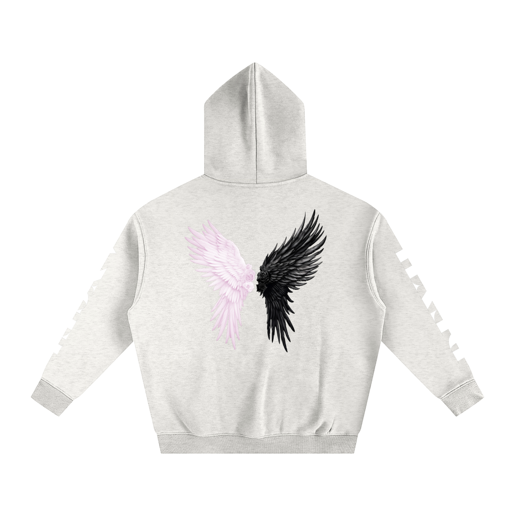 Devil/Angel Oversize Fleeced Hoodie