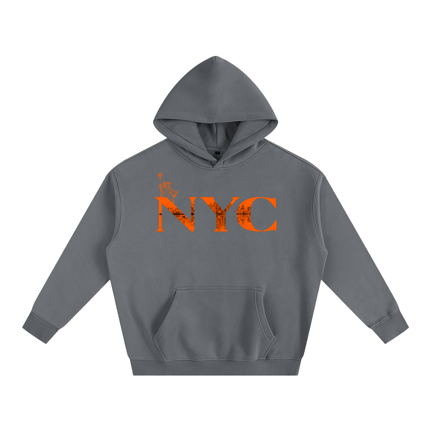 NYC Oversize Fleeced Hoodie