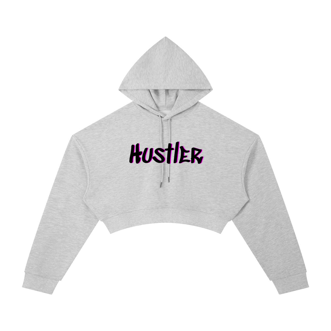 Hustler Cropped Hoodie