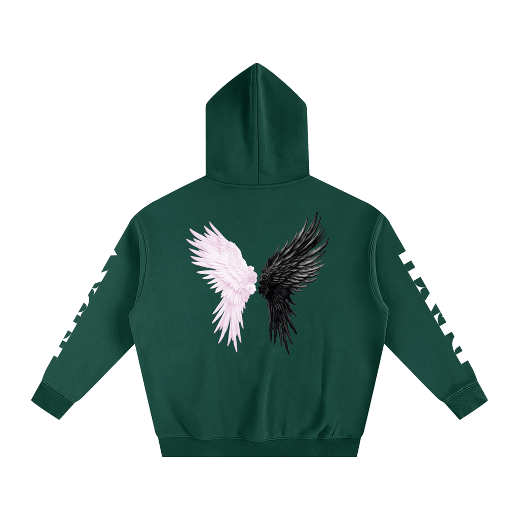 Devil/Angel Oversize Fleeced Hoodie