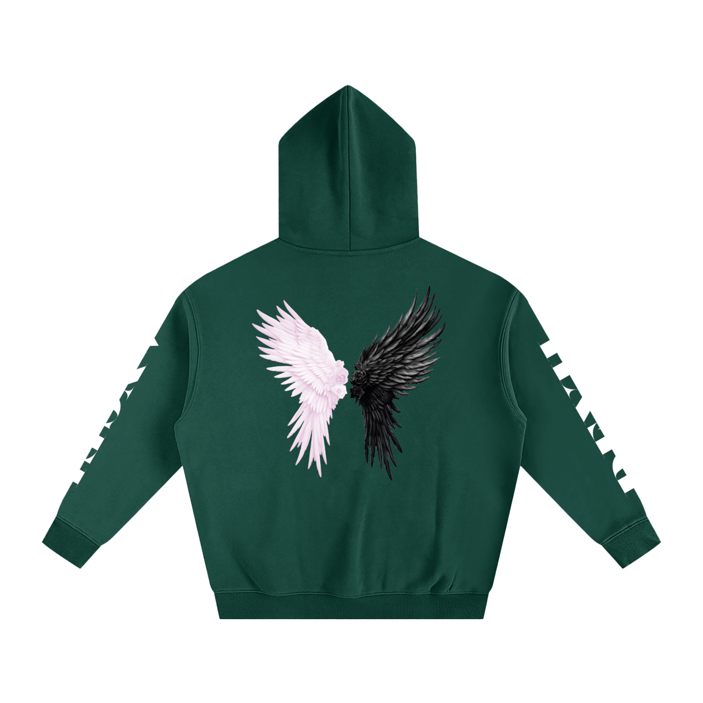 Devil/Angel Oversize Fleeced Hoodie
