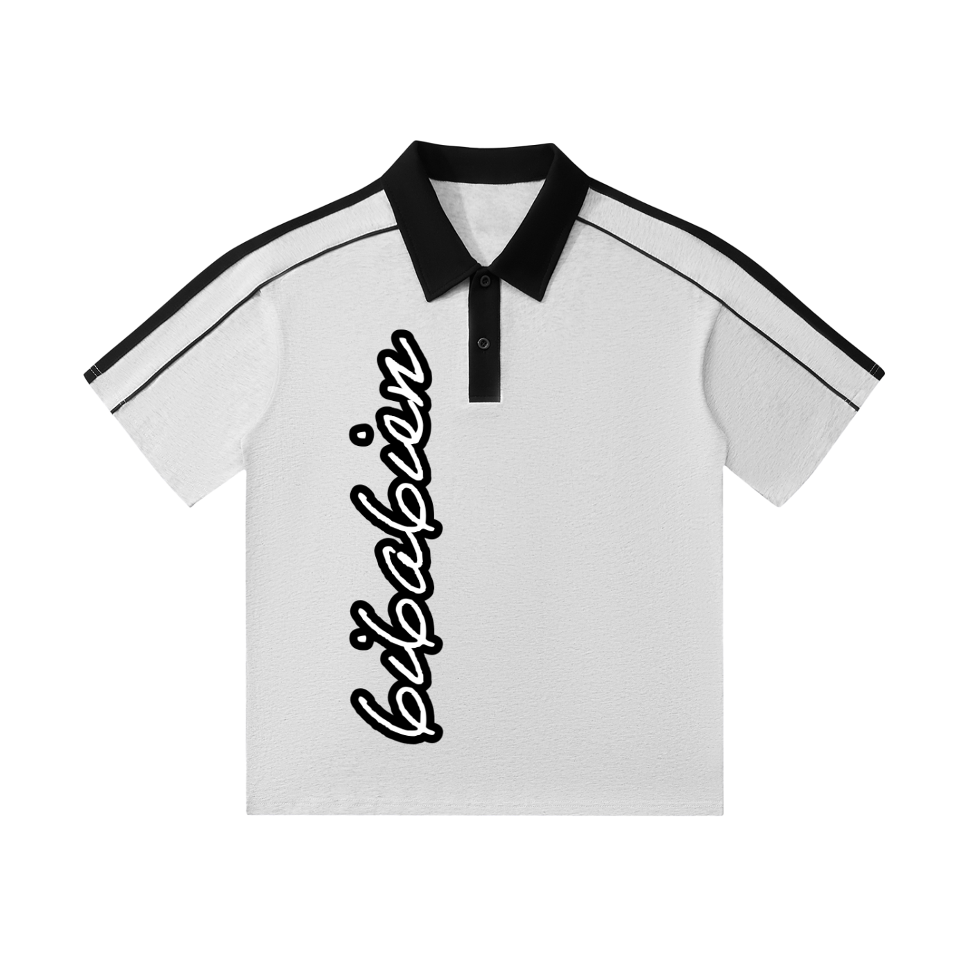 6i6a6ien Contrast Short-Sleeve Polo Shirt