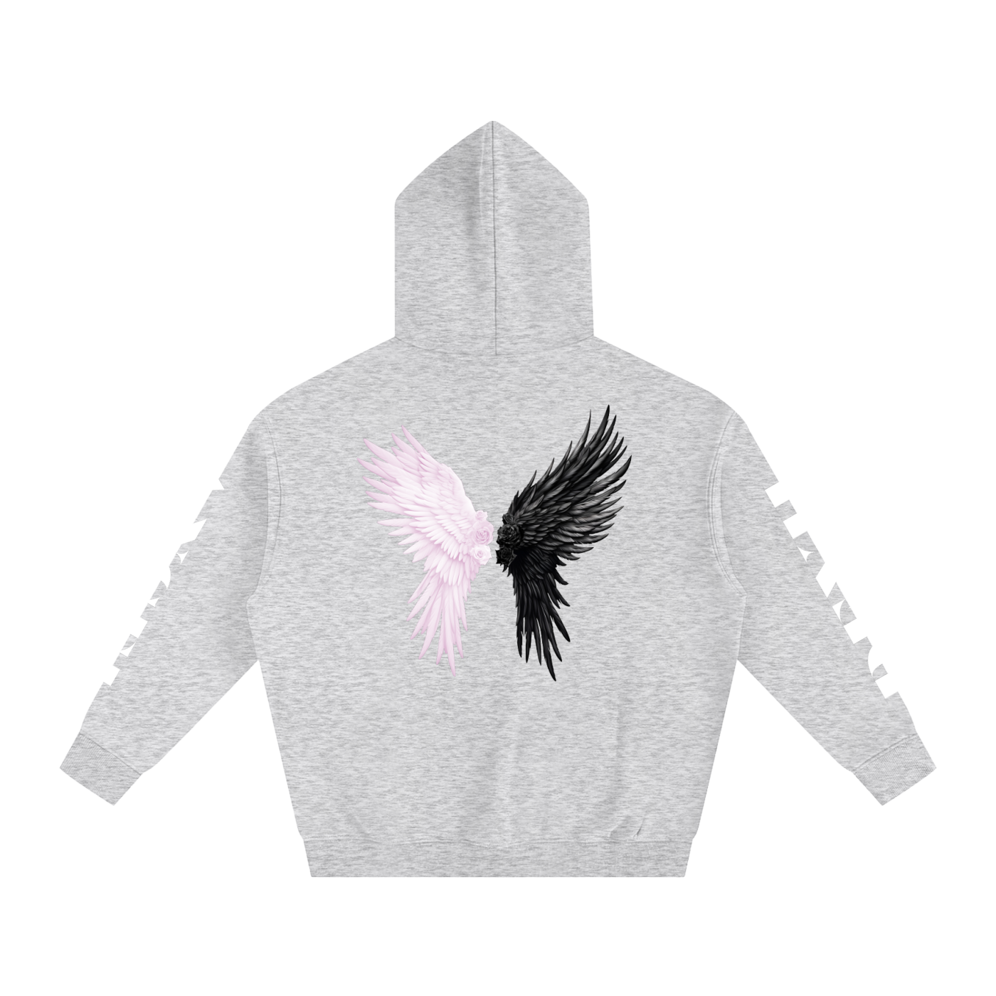 Devil/Angel Oversize Fleeced Hoodie