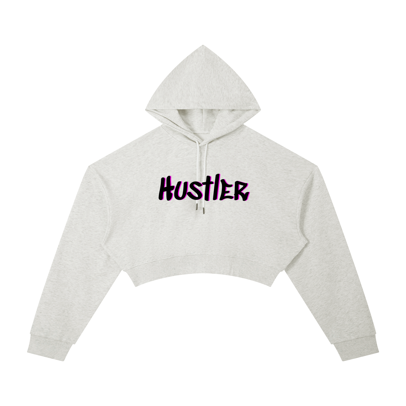 Hustler Cropped Hoodie
