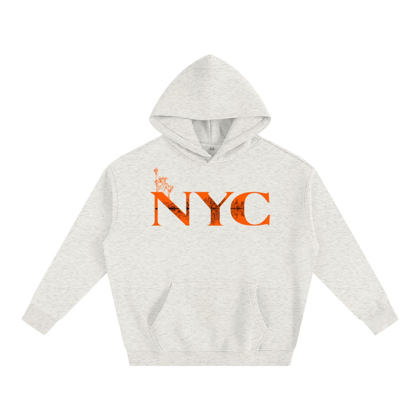NYC Oversize Fleeced Hoodie